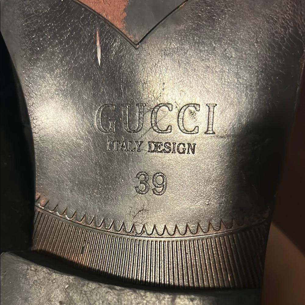 Gucci Men's Black Leather Loafers - Picture 6 of 13